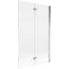 Mexen Mist 2-panel Right Shower Screen 110 x 150 cm, Transparent, Chrome - 8A9-110-002-01-00-P