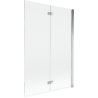 Mexen Mist 2-Panel Shower Screen Right 120 x 150 cm, Transparent, Chrome - 8A9-120-002-01-00-P