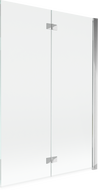 Mexen Mist 2-wing shower screen right 120 x 150 cm, transparent, chrome - 8A9-120-002-01-00-P