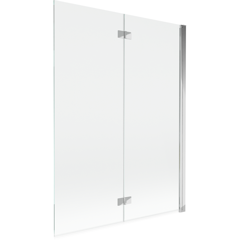 Mexen Mist shower screen 2-wing right 130 x 150 cm, transparent, chrome - 8A9-130-002-01-00-P