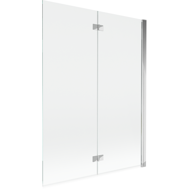 Mexen Mist two-wing shower screen right 130 x 150 cm, transparent, chrome - 8A9-130-002-01-00-P