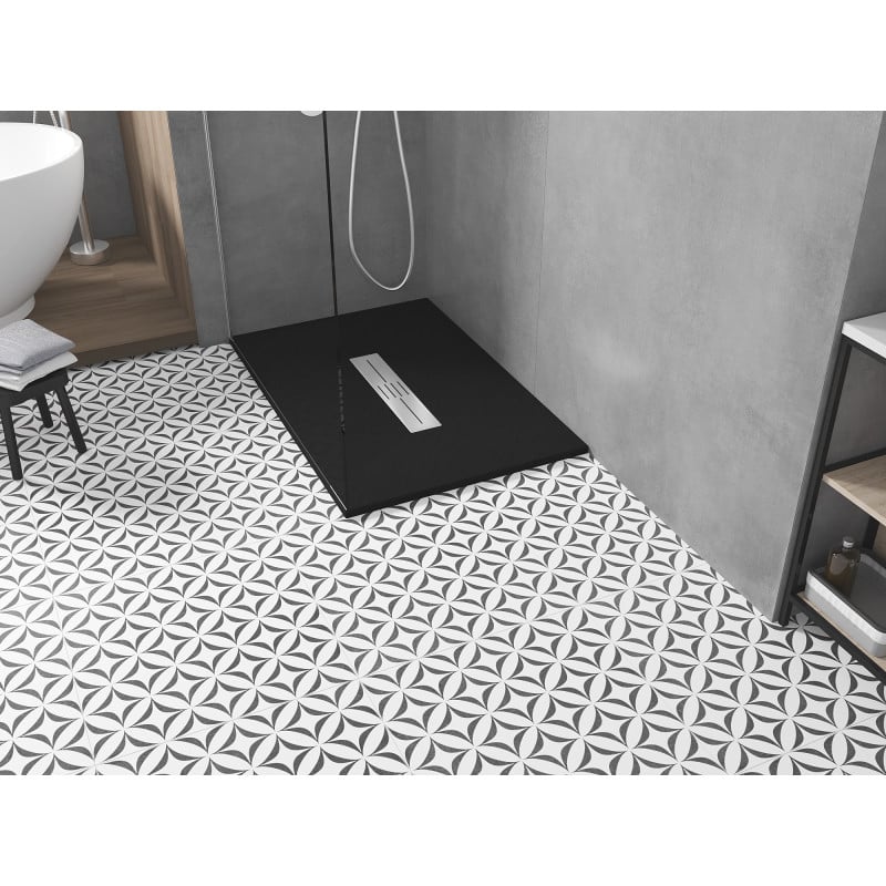 Mexen Toro rectangular shower tray SMC 100 x 80 cm, black - 43708010