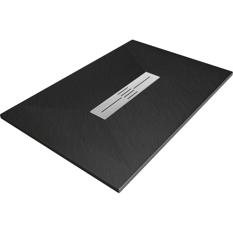 Mexen Toro rectangular shower tray SMC 100 x 80 cm, Black - 43708010