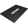 Mexen Toro rectangular shower tray SMC 100 x 80 cm, Black - 43708010