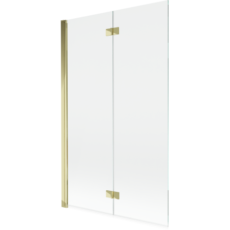 Mexen Mist 2-wing Left Shower Screen 110 x 150 cm, Transparent, Gold - 8A9-110-002-50-00-L
