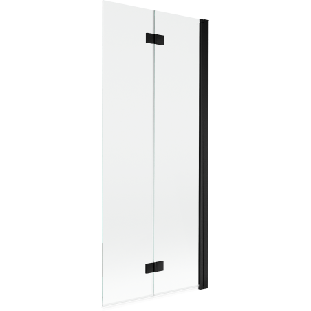 Mexen Mist 2-Panel Shower Screen Right 80 x 150 cm, Transparent, Black - 8A9-080-002-70-00-P