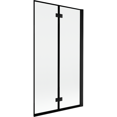 Mexen Mist 2-wing shower screen right 100 x 150 cm, black frame, black - 8A9-100-002-70-70-P