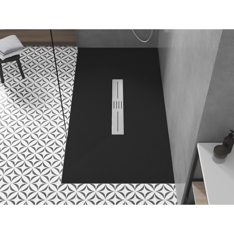 Mexen Toro rectangular SMC shower tray 150 x 80 cm, black - 43708015