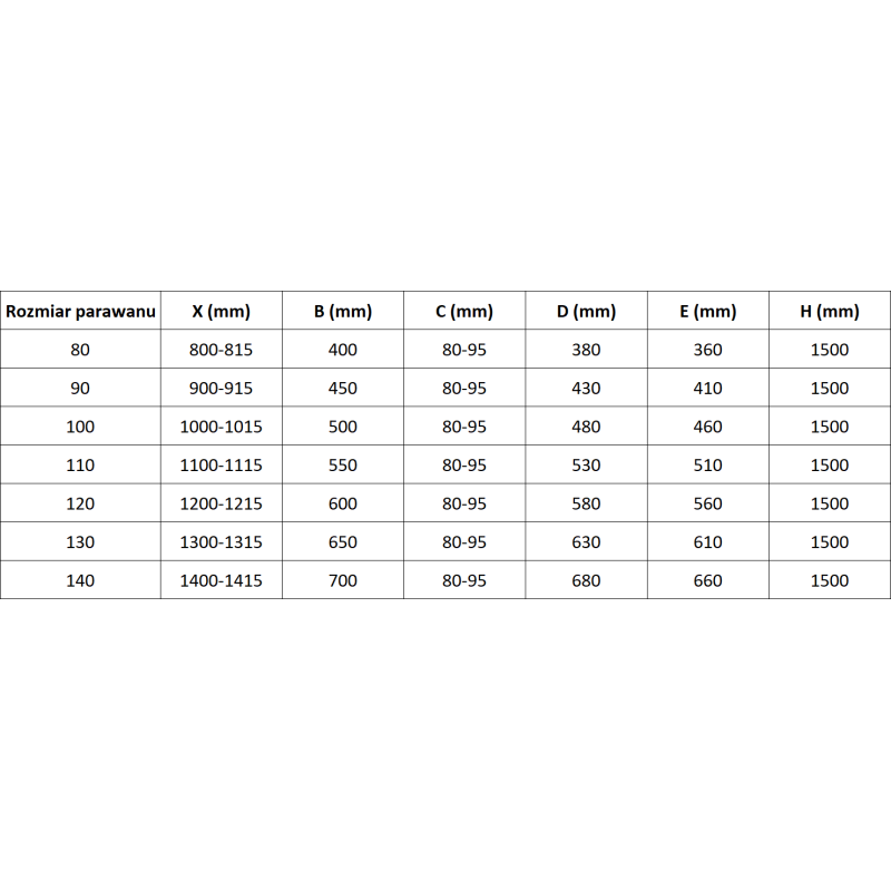 Mexen Mist 2-wing right shower screen 110 x 150 cm, black grid, black - 8A9-110-002-70-77-P