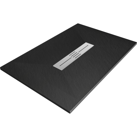 Mexen Toro rectangular SMC shower tray 100 x 90 cm, black - 43709010