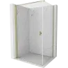 Mexen Mist-B Hinged Shower Enclosure 100 x 70 cm, Transparent, Gold - 8A2T-100-070-50-00