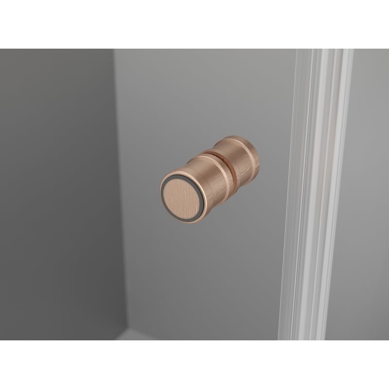 Mexen Mist-F Duo Folding Shower Cabin Right 70 x 120 cm, Transparent, Brushed Copper - 8A6-070L-120P-65-00