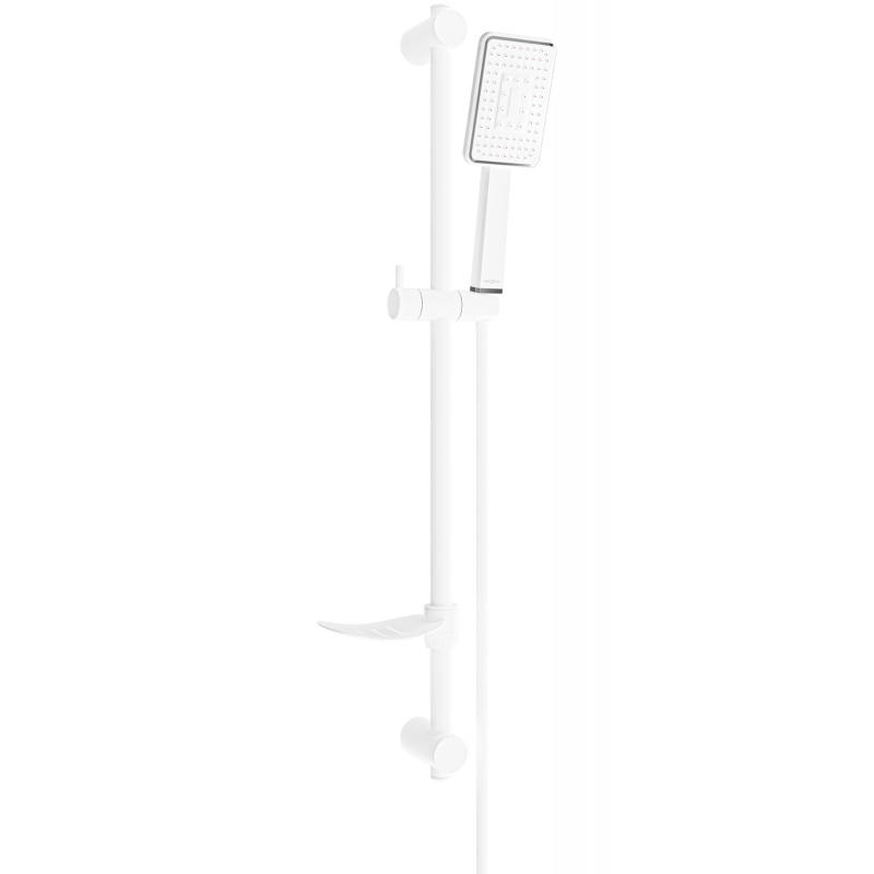 Mexen DF54 sliding shower set, White - 785544582-21