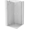 Mexen Mist semicircular shower enclosure swing 90 x 90 cm, transparent, chrome - 8A33-090-090-01-00