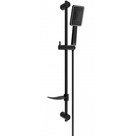 Mexen DF54 sliding shower set, Black - 785544582-71