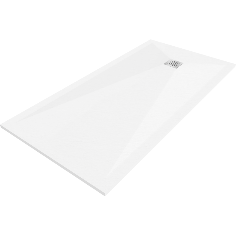 Mexen Stone+ rectangular composite shower tray 180 x 70 cm, White - 44107018