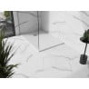 Mexen Stone+ rectangular composite shower tray 90 x 80 cm, White - 44108090