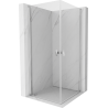 Mexen Mist-B Duo Swing Shower Enclosure 95 x 90 cm, Transparent, Chrome - 8A2-095-090-01-00