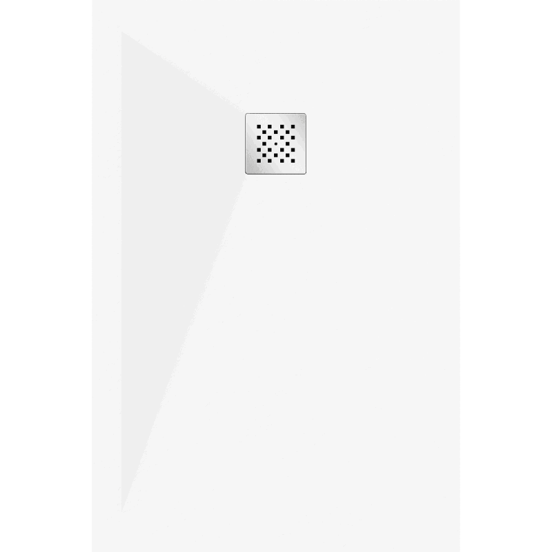 Mexen Stone+ composite rectangular shower tray 120 x 80 cm, white - 44108012