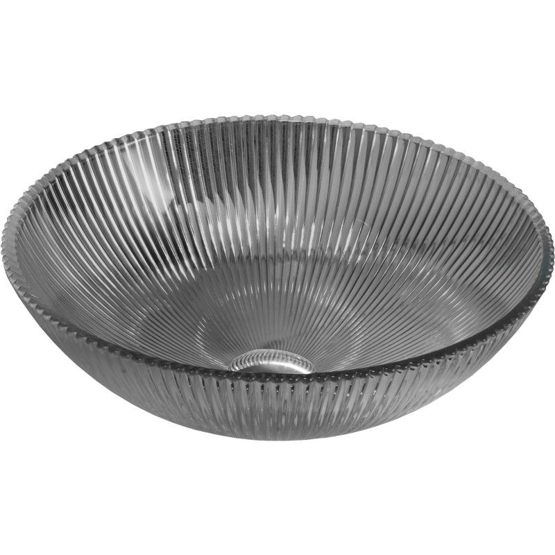 Mexen Zuri glass countertop washbasin 39 x 39 cm, black - 24193970