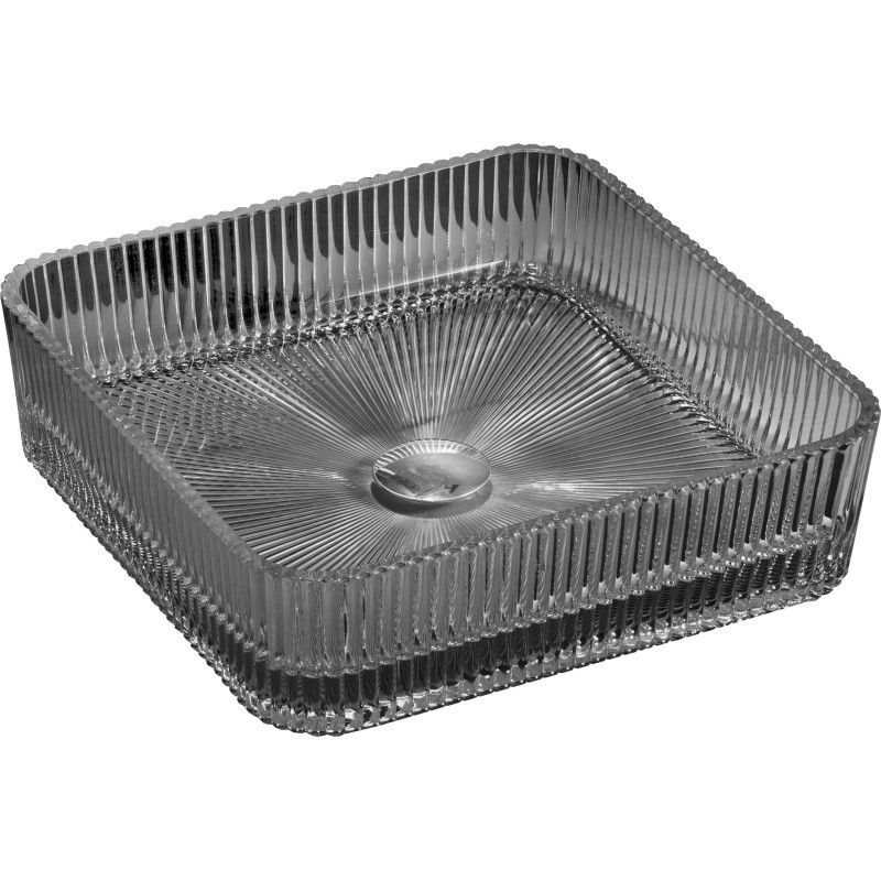 Mexen Nira glass countertop sink 39 x 39 cm, black - 24203970