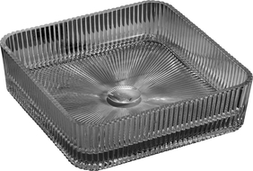 Mexen Nira glass countertop basin 39 x 39 cm, black - 24203970