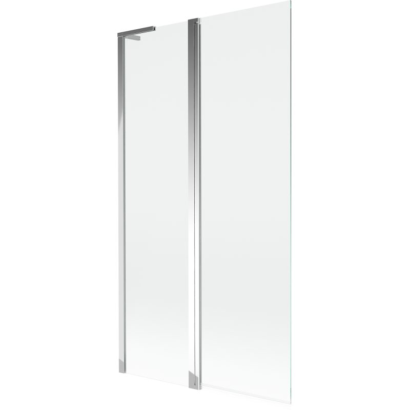 Mexen Mist L Shower Screen 2-Panel 100 x 150 cm, Transparent, Chrome - 8A9L-100-011-01-00