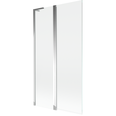 Mexen Mist L Shower Screen 2-Panel 100 x 150 cm, Transparent, Chrome - 8A9L-100-011-01-00