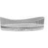 Mexen Kivo glass countertop sink 50 x 37 cm, gray - 24215066