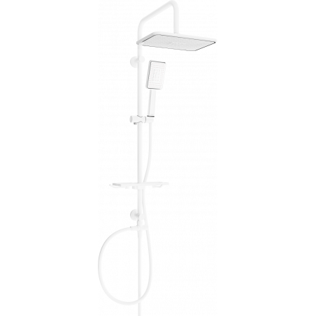 Mexen T54 shower column, White/Chrome - 798545493-21