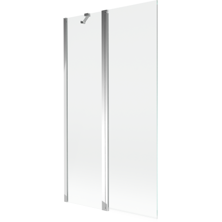 Mexen Mist 2-wing bathtub screen 100 x 150 cm, transparent, chrome - 8A9-100-011-01-00