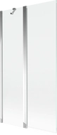 Mexen Mist 2-wing shower screen 100 x 150 cm, transparent, chrome - 8A9-100-011-01-00