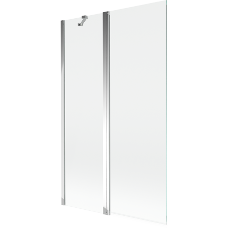 Mexen Mist 2-Wing Shower Screen 110 x 150 cm, Transparent, Chrome - 8A9-110-011-01-00