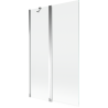 Mexen Mist 2-Panel Shower Screen 110 x 150 cm, Transparent, Chrome - 8A9-110-011-01-00