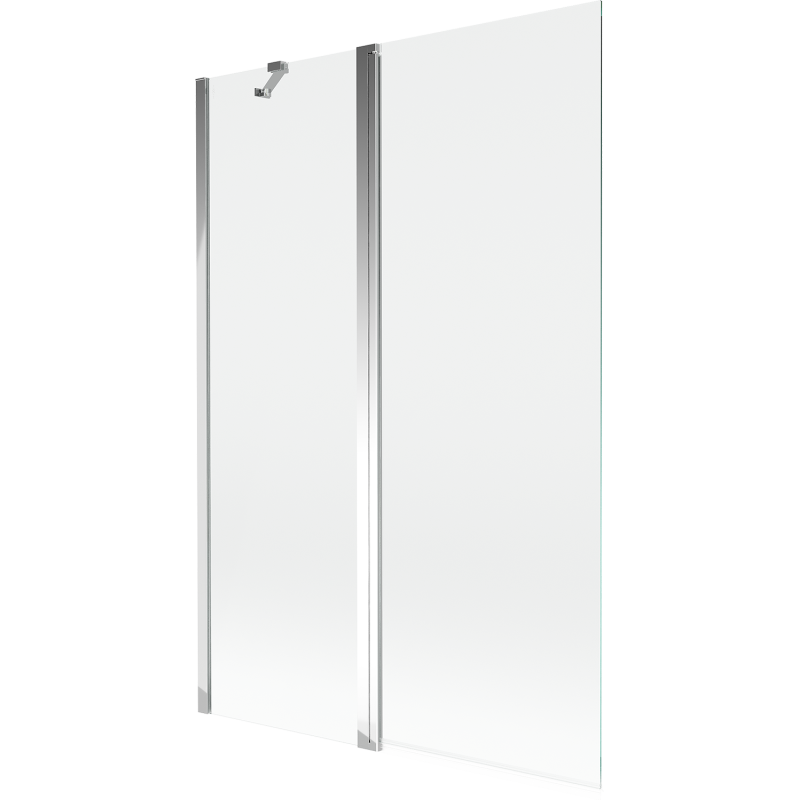 Mexen Mist shower screen 2-panel 120 x 150 cm, transparent, chrome - 8A9-120-011-01-00