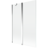 Mexen Mist shower screen 2-wing 120 x 150 cm, transparent, chrome - 8A9-120-011-01-00