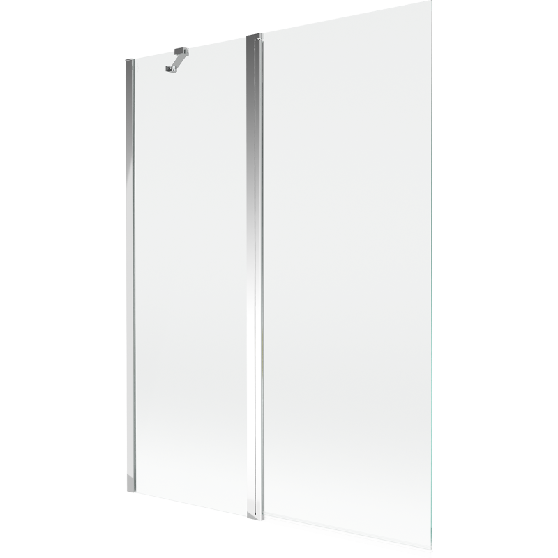 Mexen Mist 2-panel shower screen 130 x 150 cm, transparent, chrome - 8A9-130-011-01-00