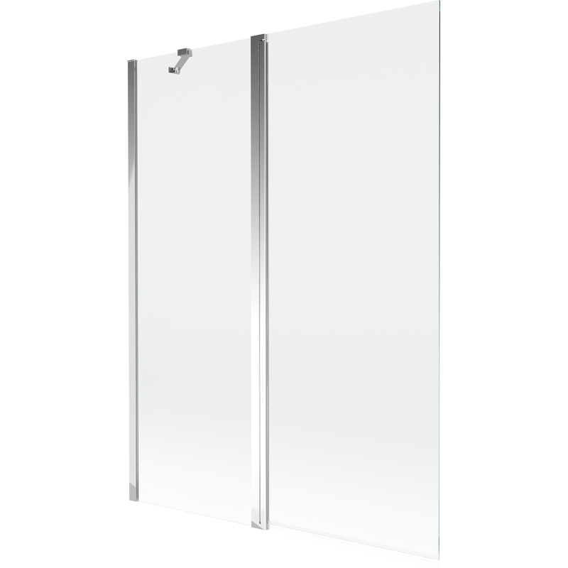 Mexen Mist 2-wing shower screen 130 x 150 cm, transparent, chrome - 8A9-130-011-01-00