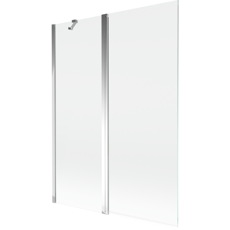 Mexen Mist 2-panel shower screen 130 x 150 cm, transparent, chrome - 8A9-130-011-01-00