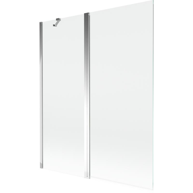Mexen Mist shower screen 2-wing 140 x 150 cm, transparent, chrome - 8A9-140-011-01-00