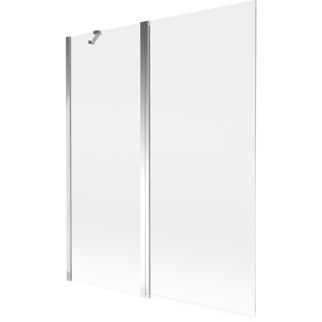 Mexen Mist shower screen 2-wing 140 x 150 cm, transparent, chrome - 8A9-140-011-01-00