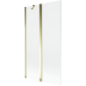 Mexen Mist shower screen 2-winged 100 x 150 cm, transparent, gold - 8A9-100-011-50-00