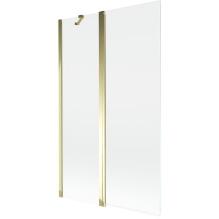 Mexen Mist 2-panel shower screen 110 x 150 cm, transparent, gold - 8A9-110-011-50-00