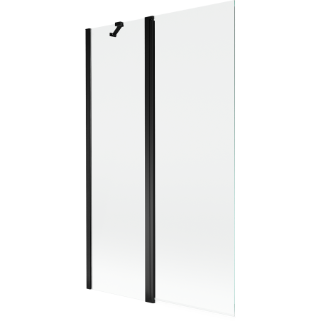 Mexen Mist 2-panel 110 x 150 cm Shower Screen, Transparent, Black - 8A9-110-011-70-00