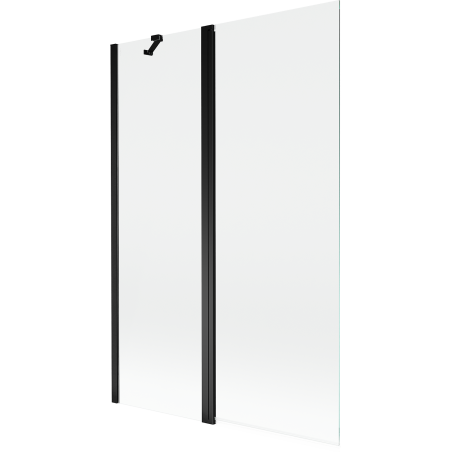 Mexen Mist shower screen 2-winged 120 x 150 cm, transparent, black - 8A9-120-011-70-00