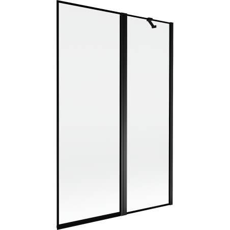 Mexen Mist 2-panel right shower screen 120 x 150 cm, black frame, black - 8A9-120-011-70-70-P