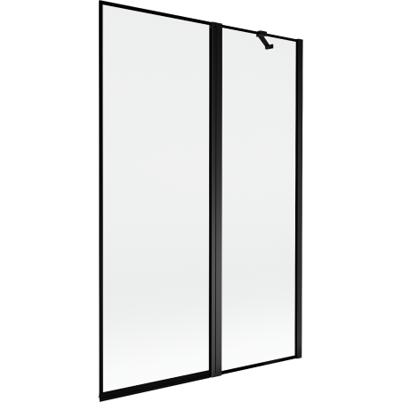 Mexen Mist shower screen 2-wing right 120 x 150 cm, black frame, black - 8A9-120-011-70-70-P