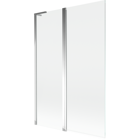 Mexen Mist L bath screen 2-wing 120 x 150 cm, transparent, chrome - 8A9L-120-011-01-00