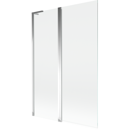 Mexen Mist L Shower Screen 2-Wing 120 x 150 cm, Transparent, Chrome - 8A9L-120-011-01-00