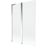Mexen Mist L Shower Screen 2-Wing 120 x 150 cm, Transparent, Chrome - 8A9L-120-011-01-00